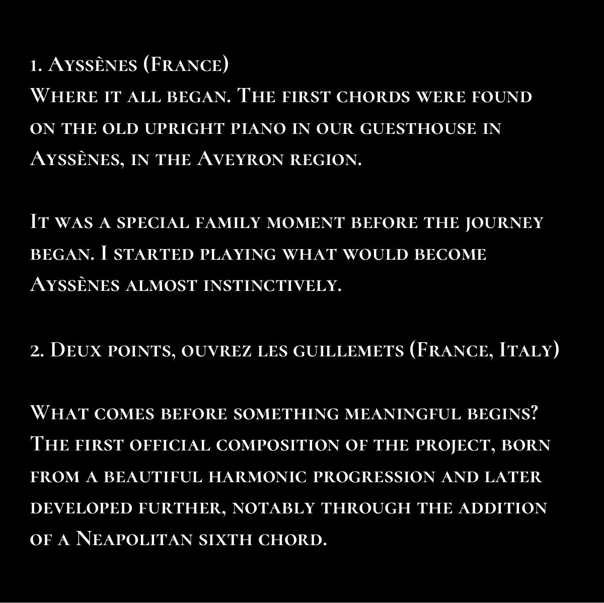 Album booklet, page 3
